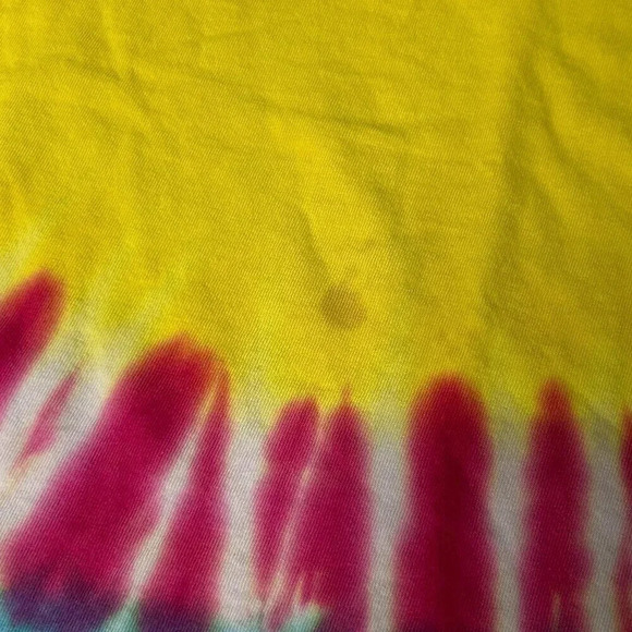 Vintage Joe Boxer Tie Dye Single Stitch Smiley Face T shirt - Picture 6 of 9